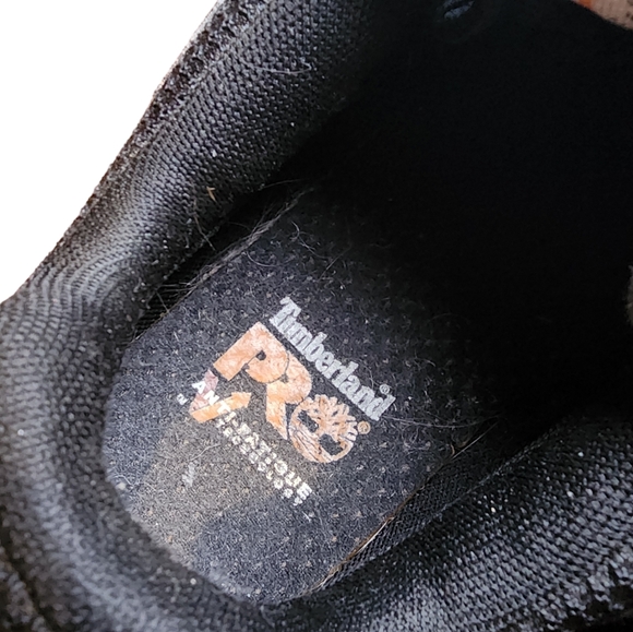 Timberland PRO steel alloy toed work boots | black & gray | Men's 9 medium - Picture 8 of 12